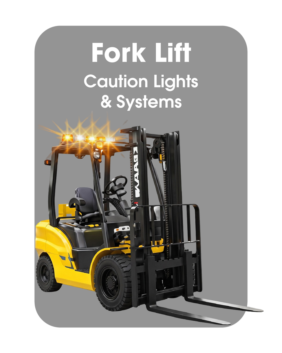 Fork Lift Emergency Construction Lights Front and Rear, Caution Systems
