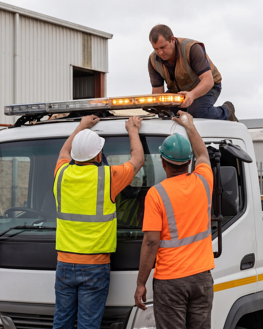 Emergency Construction Lights Front and Rear, Caution Systems Uncompromising Safety and Exceptional Fitment